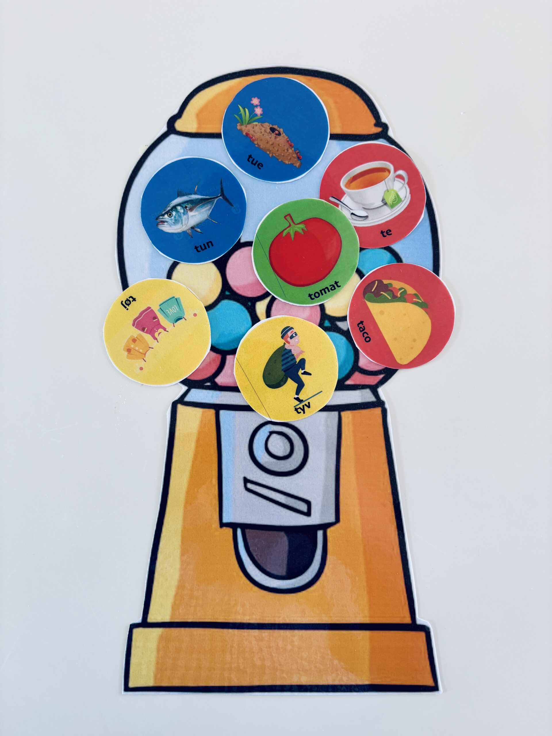 Tom skabelon: Tyggegummikugler