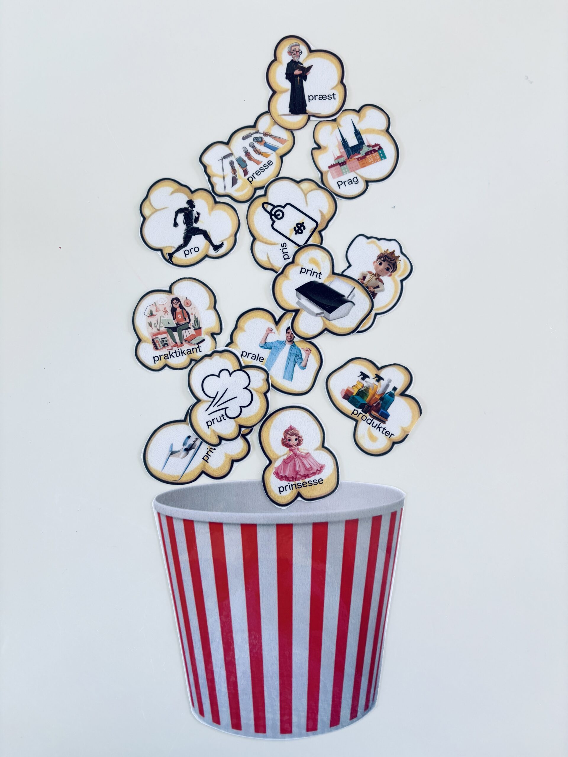 Tom skabelon: Popcornspil