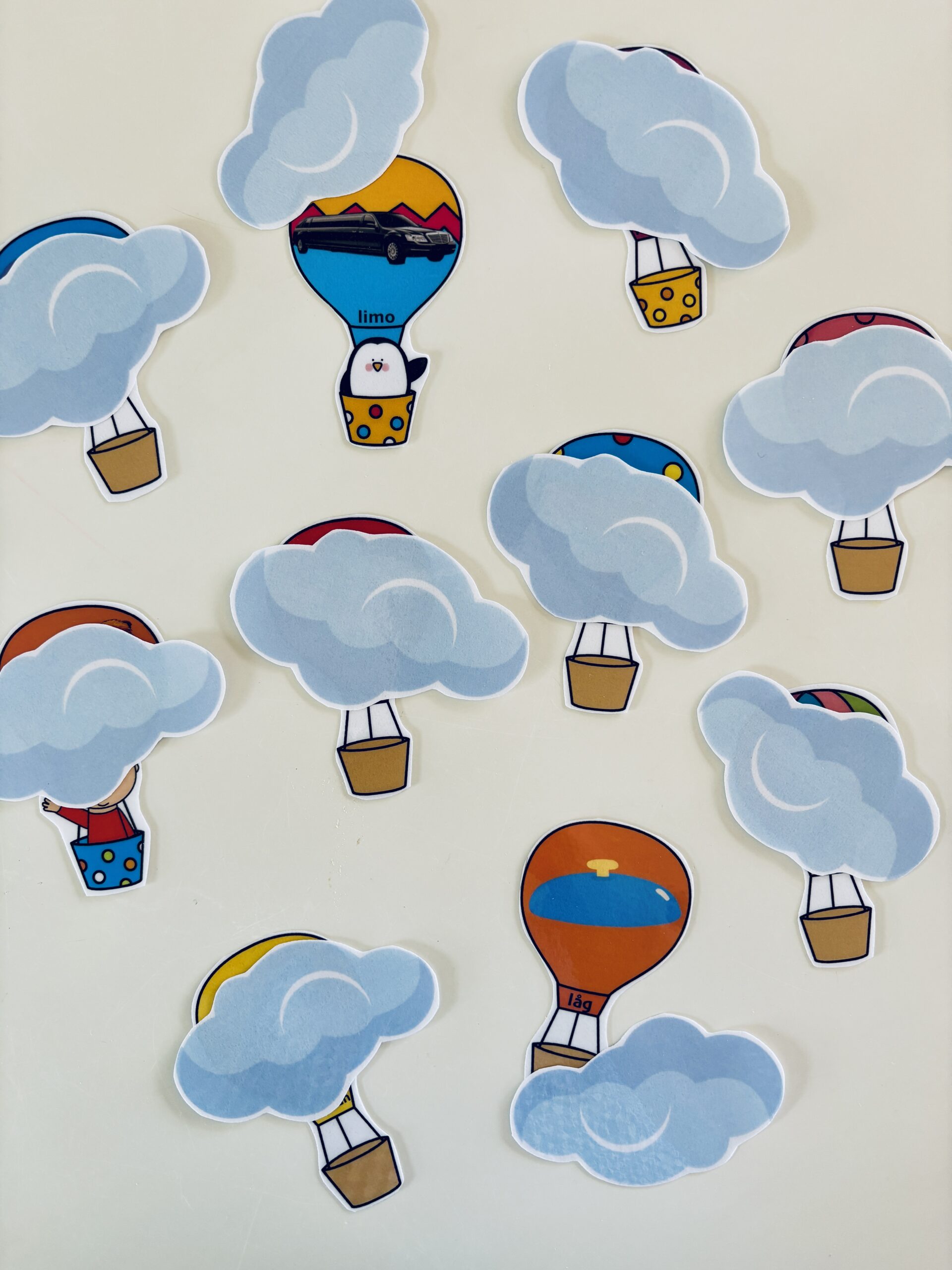 Tom skabelon: Luftballonspil