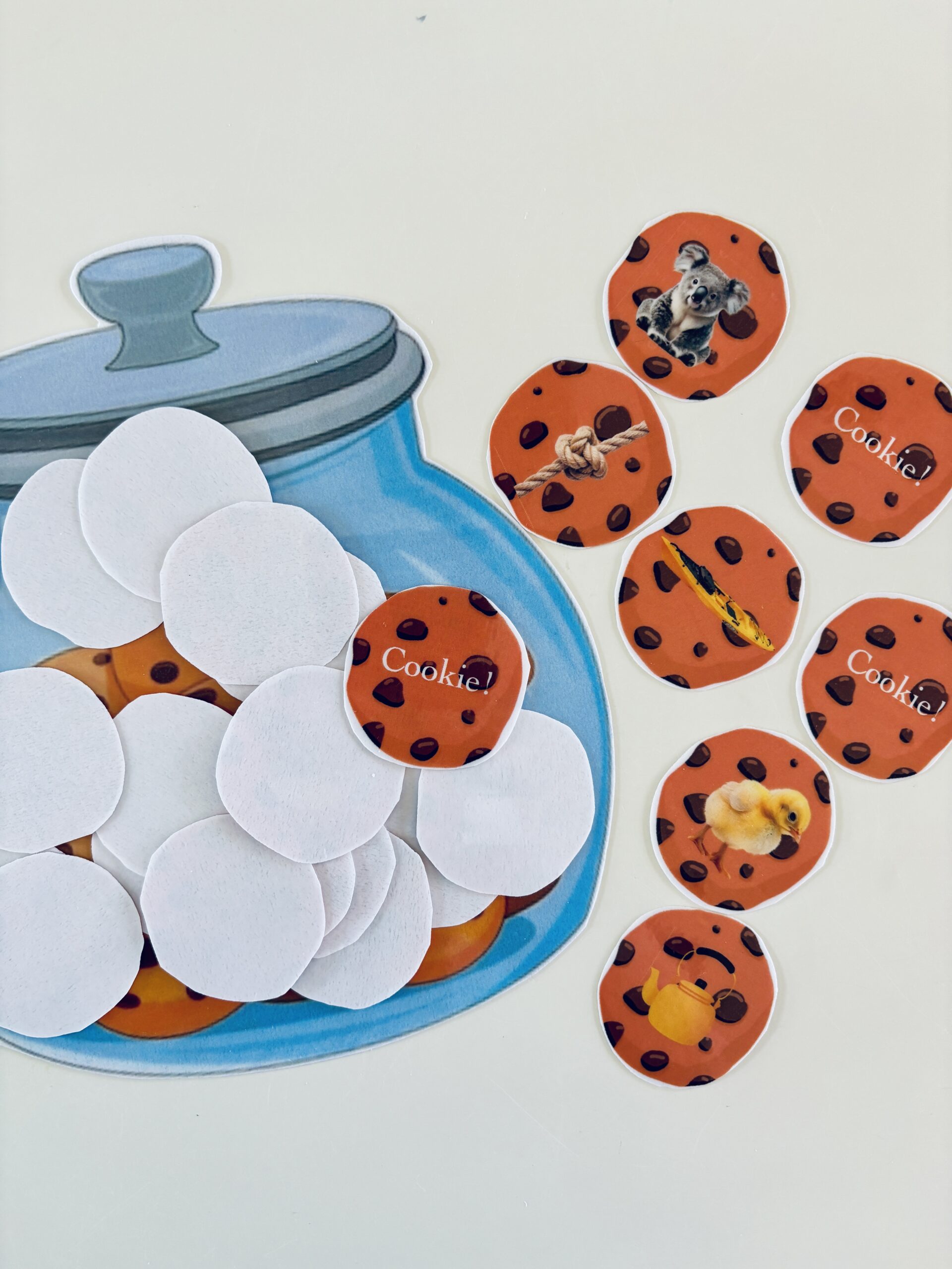 Tom skabelon: Cookiespil