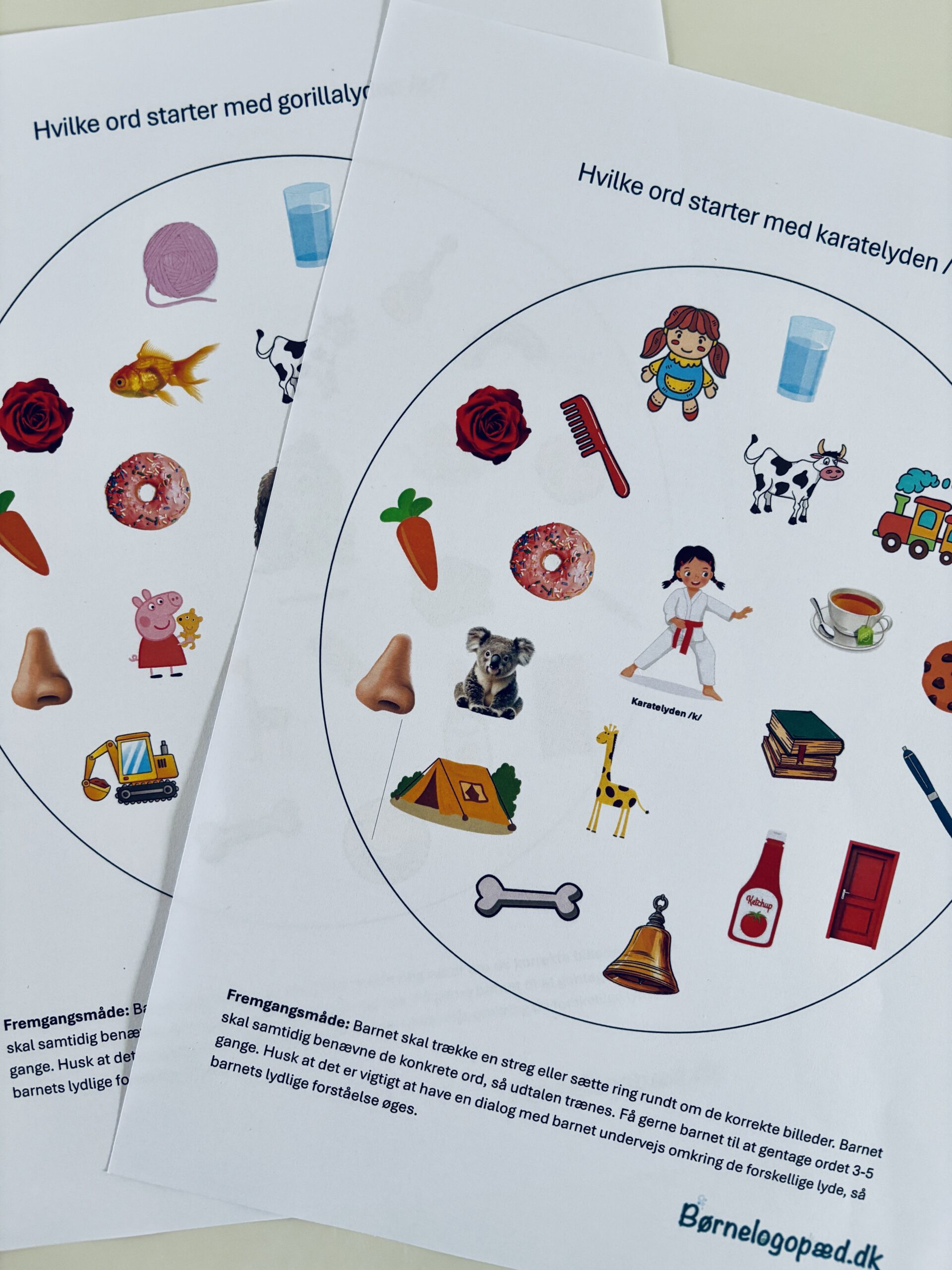 Find lyden: Tegneopgave med /f/ og /v/