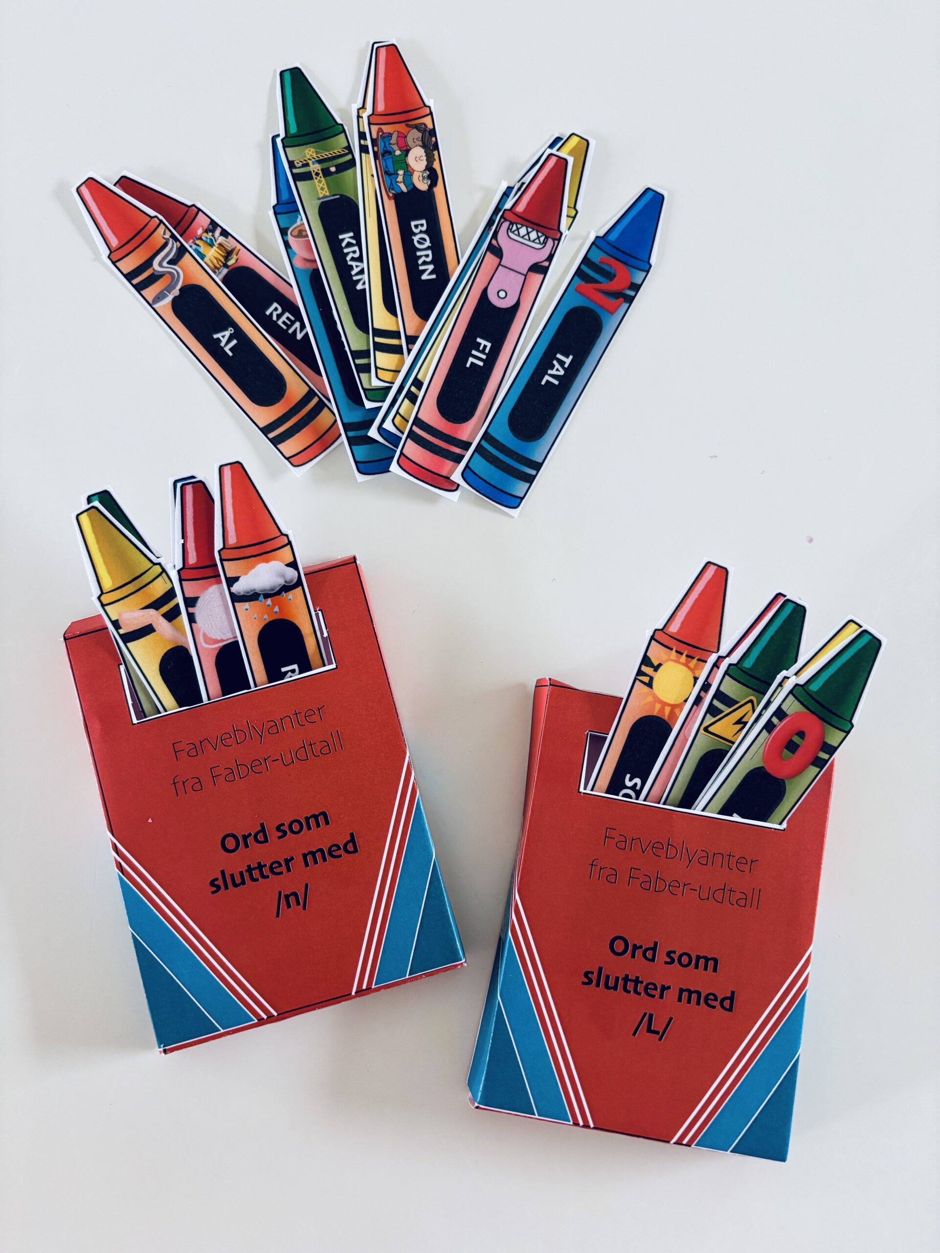 Lyd-blyanter: Træning af final lyd /-f/