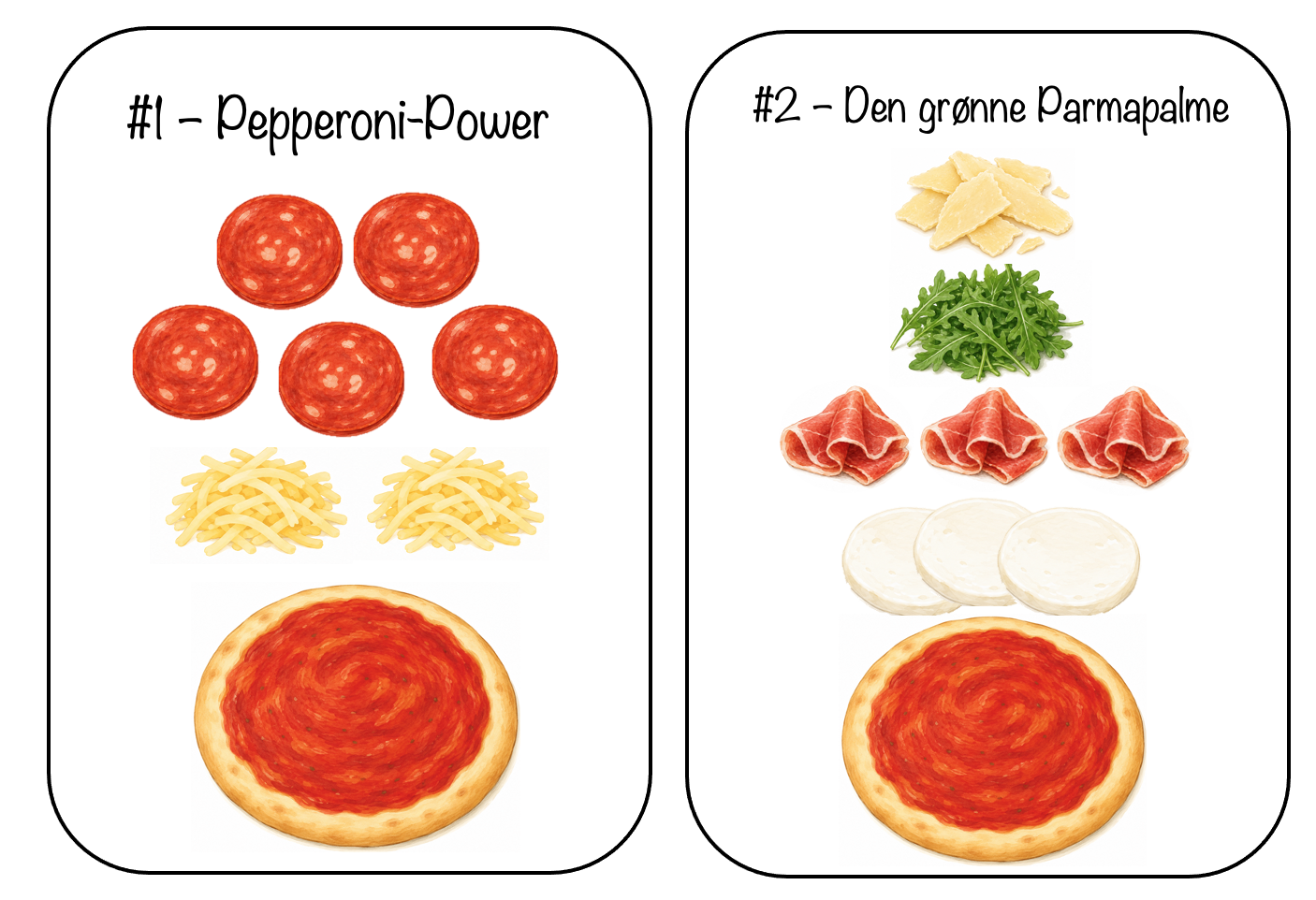 Byg en pizza: Træning af sætningsdannelse og sprogforståelse