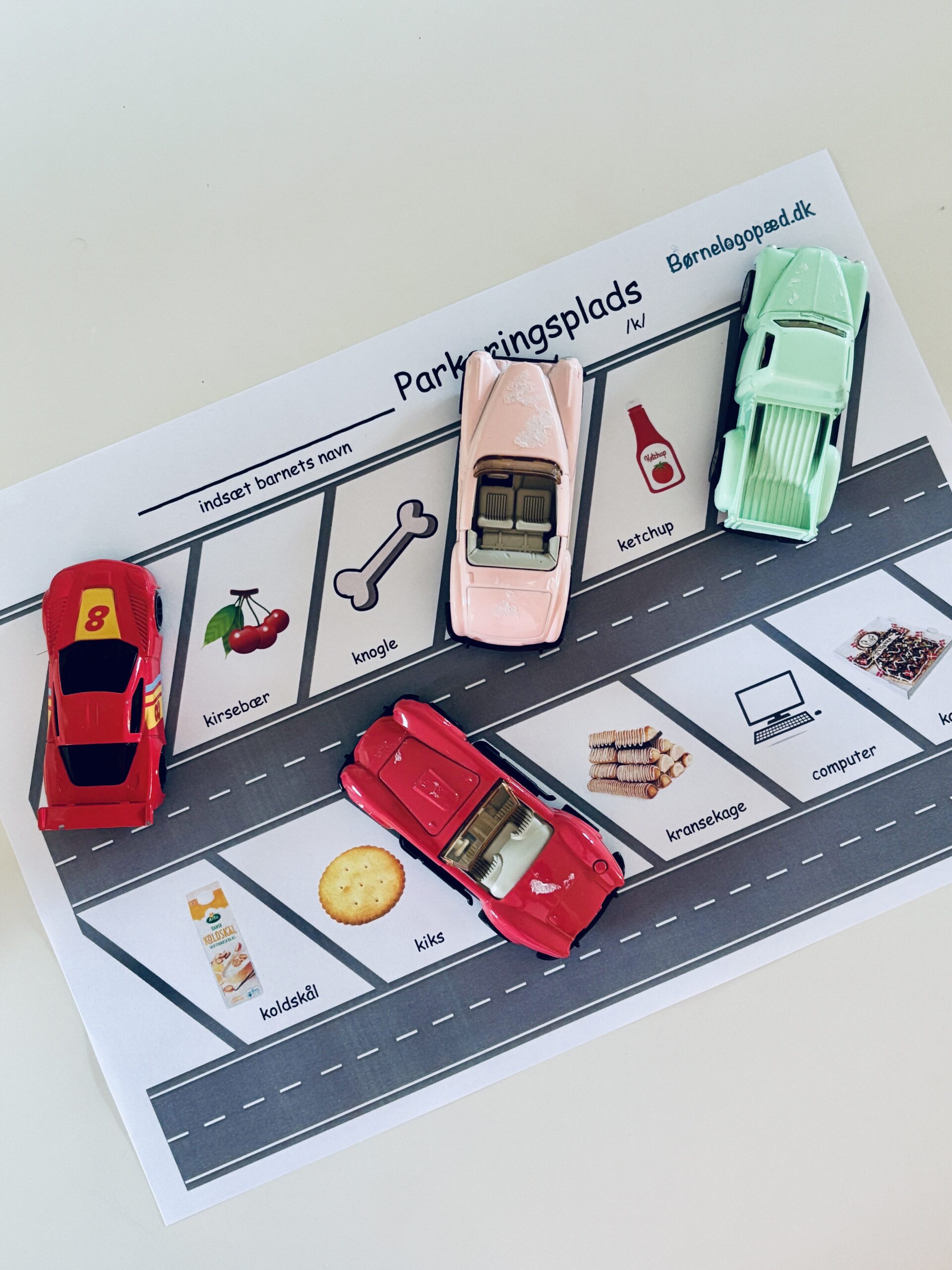 Parkeringsplads leg: Træning af /s/-lyd