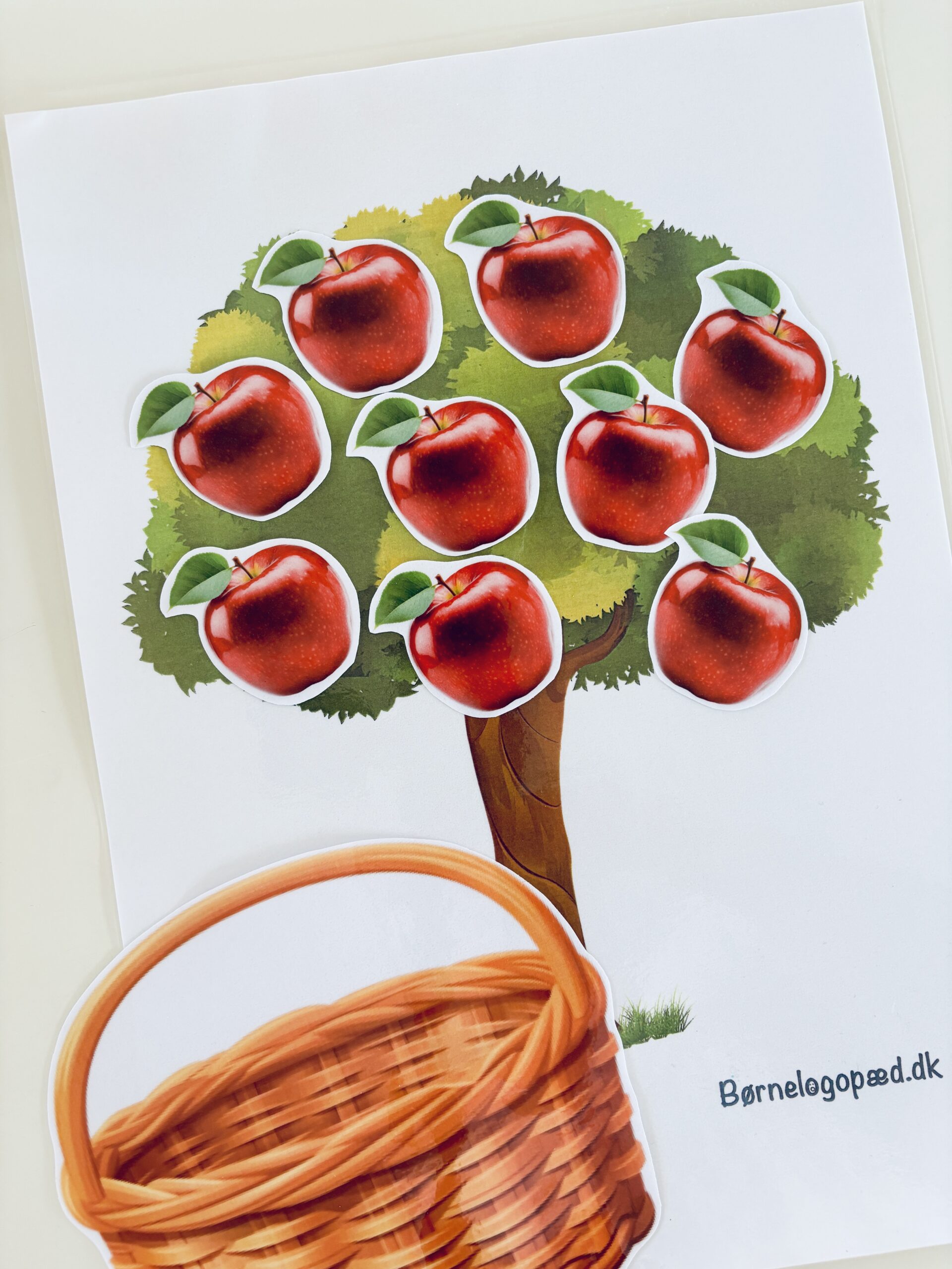 Pluk en frugt: Træning af initial, medial og final /l/ og /n/-lyd