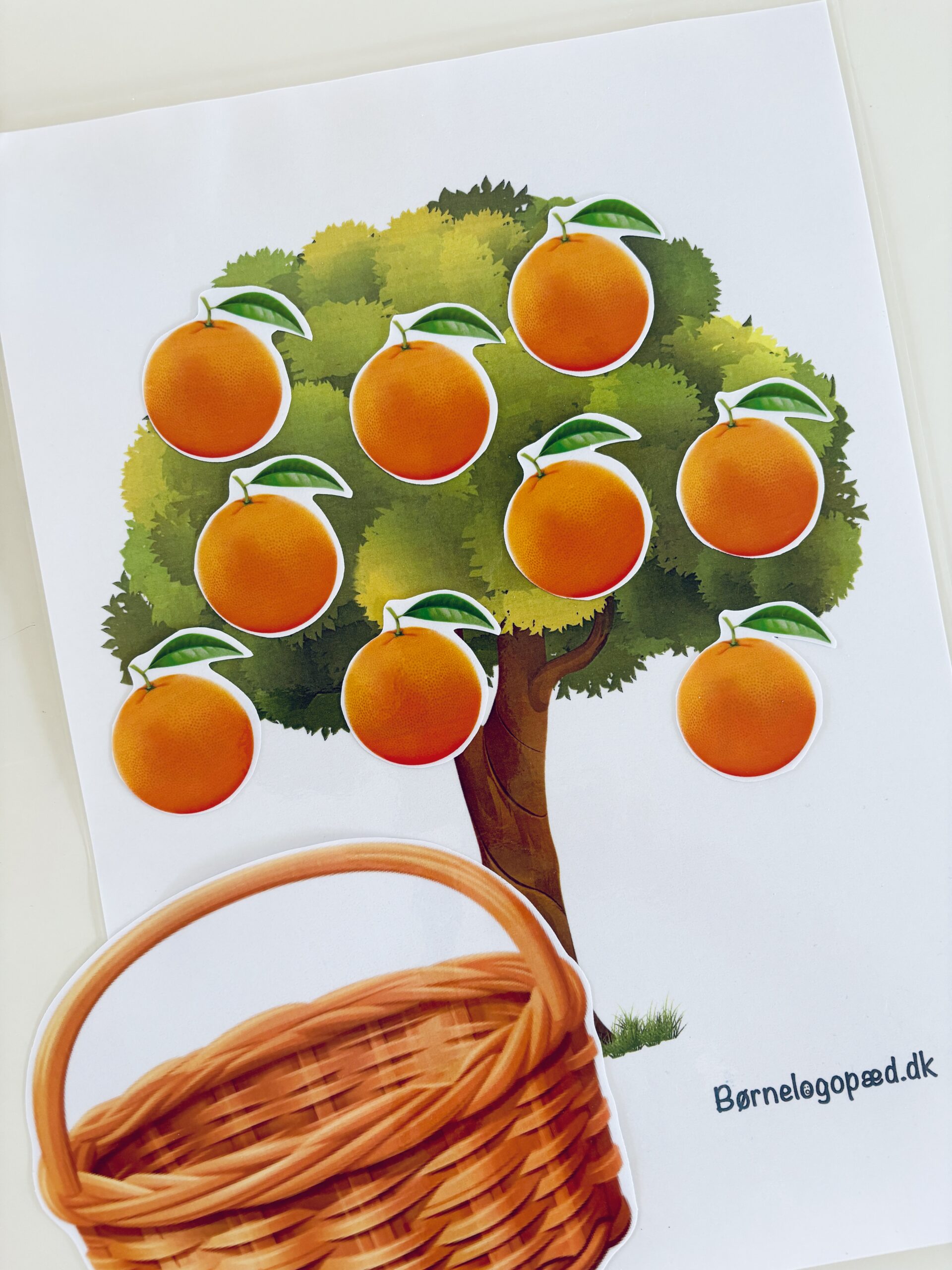 Pluk en frugt: Træning af initial, medial og final /s/-lyd