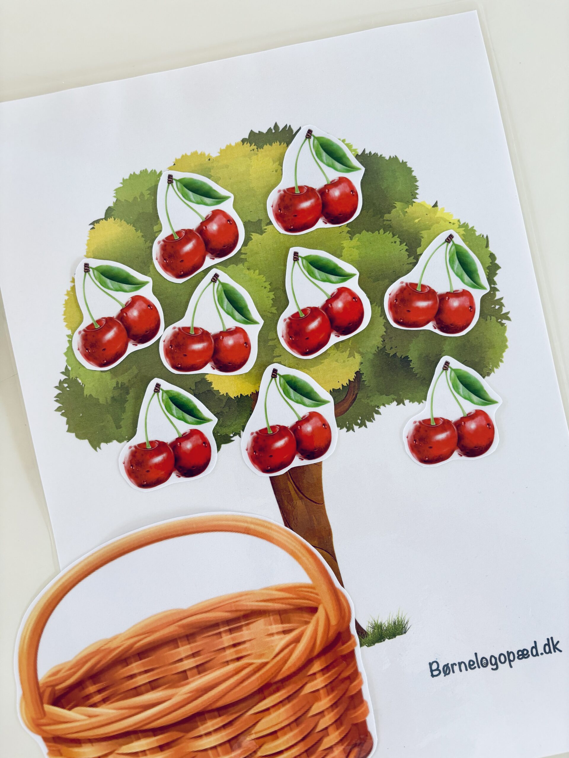 Pluk en frugt: Træning af initial, medial og final /k/ og /g/-lyd