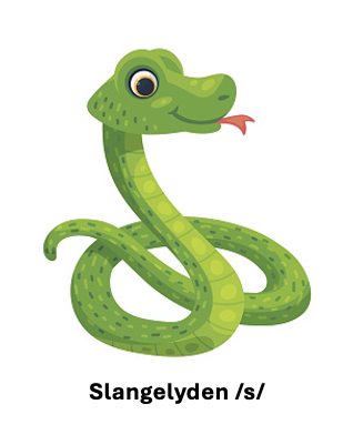 Lydkort: Slangelyd /s/