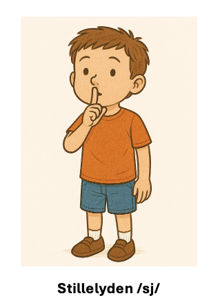 Lydkort: Stillelyd /sj/