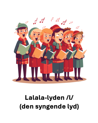 Lydkort: Lalala-lyd /l/