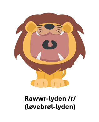Lydkort: Rawwr-lyd /r/