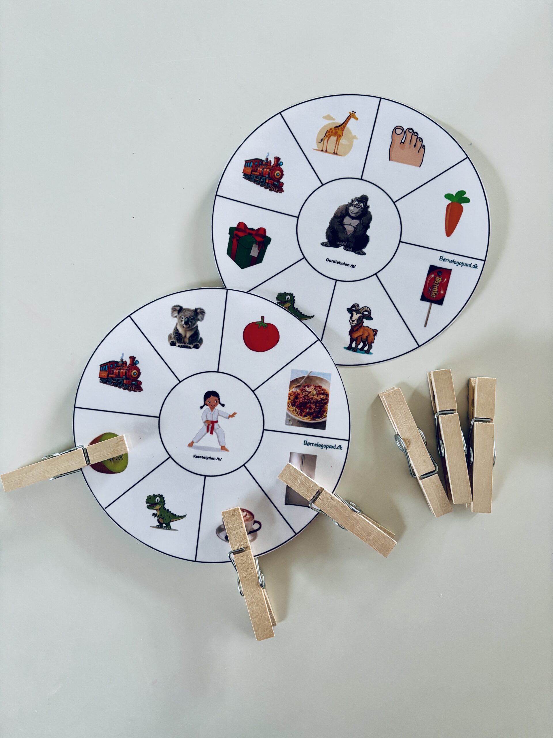 Klemmekort: Træning af lydlig opmærksomhed af /l n ng/