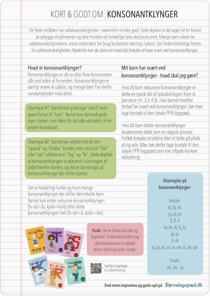 Infoark: Konsonantklynger