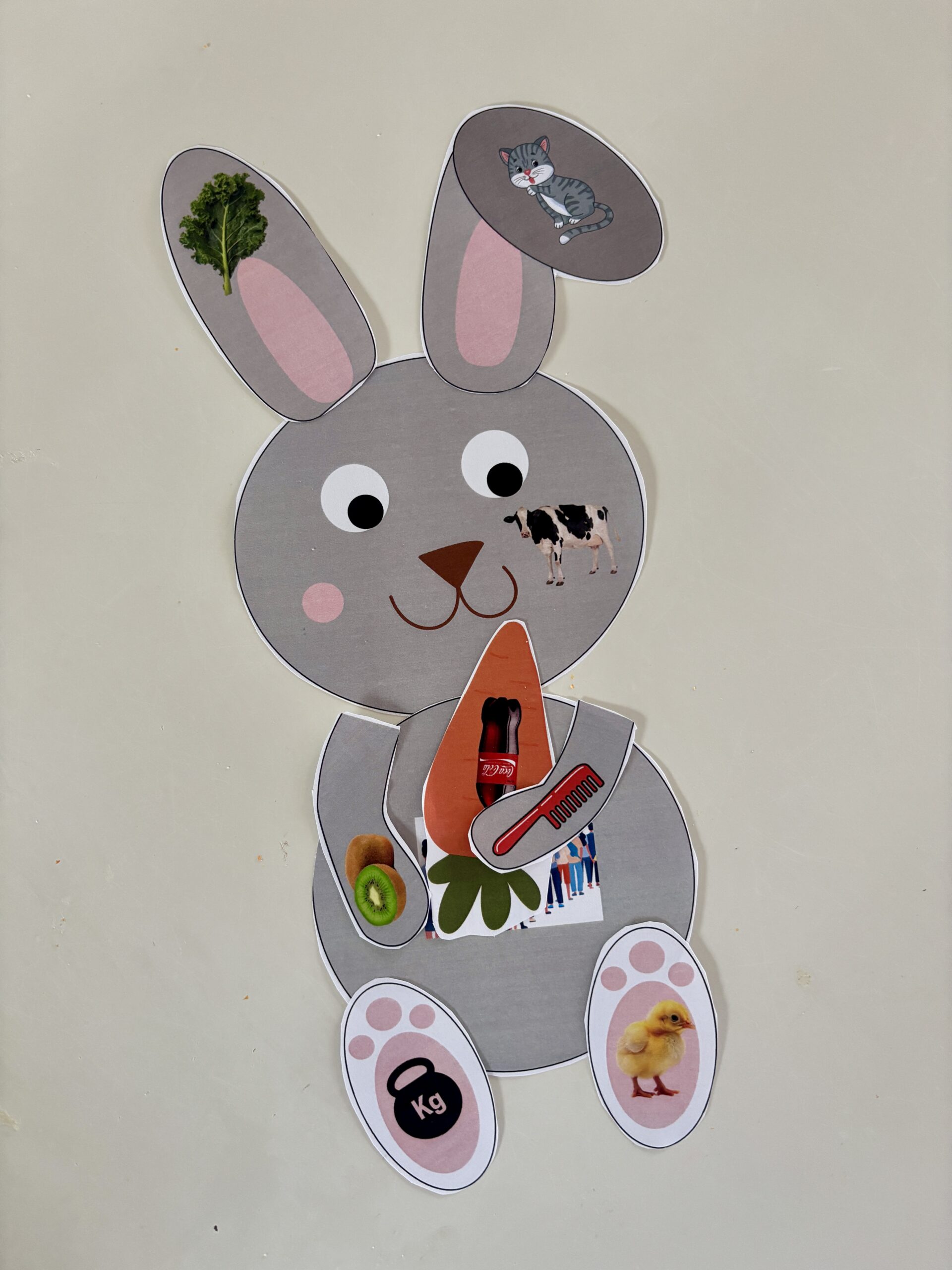 Byg en kanin: Et påskespil til træning af /k/ og /k/-klynger