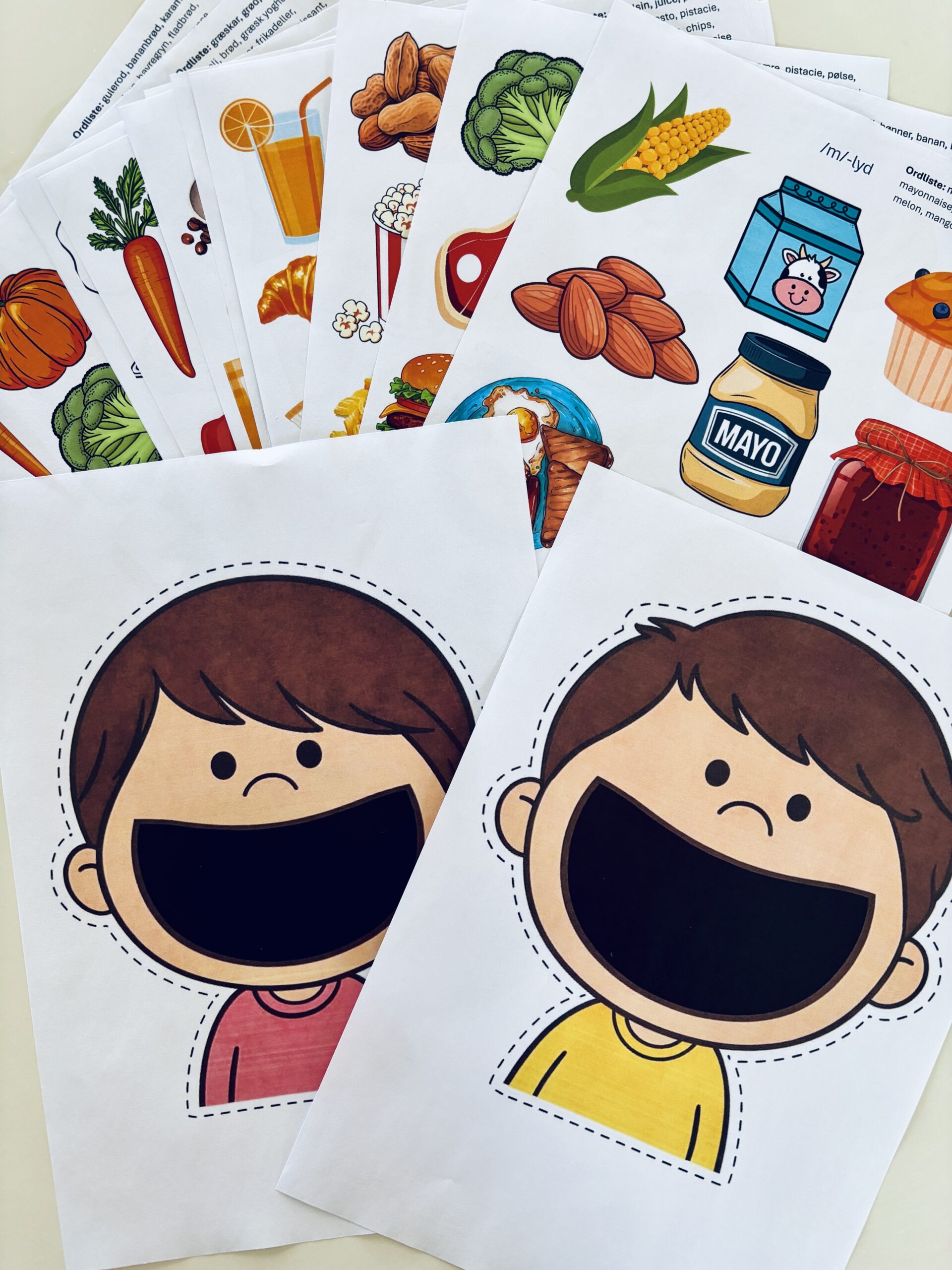 Fonologispil inkl. træning af pronominer og negationer