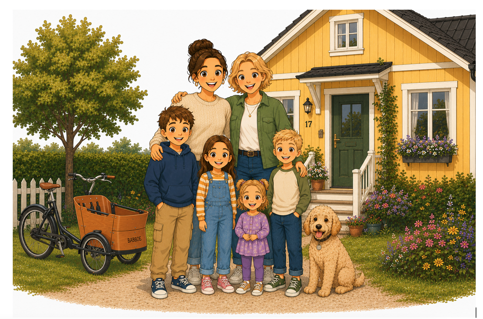 Gæt en familie/ven: Træning af spørgsmål, sætningsdannelse og sprogforståelse